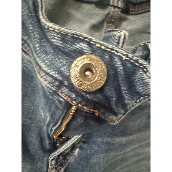 Silver Jeans Co. Suki Mid Slim Bootcut Jeans W32/L35 Distressed Look - Picture 6 of 9